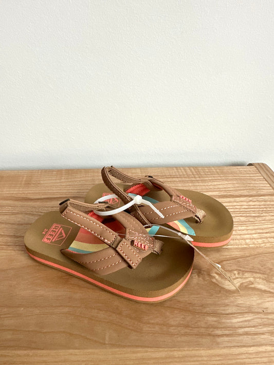 Brown Reef Sandals (With TagS) / Size 3-4 Toddler