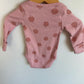 Set of 2 Long Sleeve Bodysuits- Apples + Birds / 3m