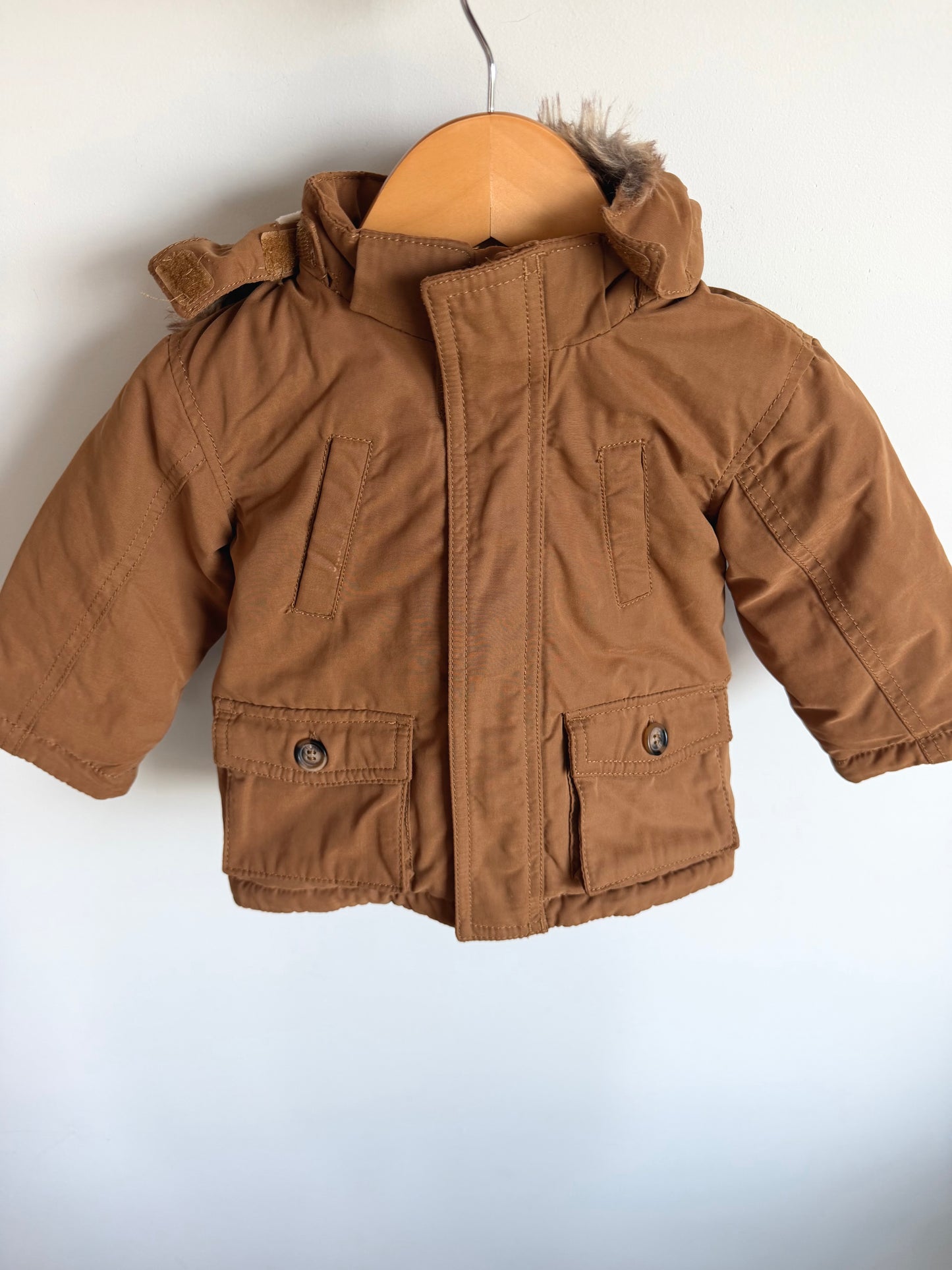 H&M Clay Removable Hood Jacket / 6-9m