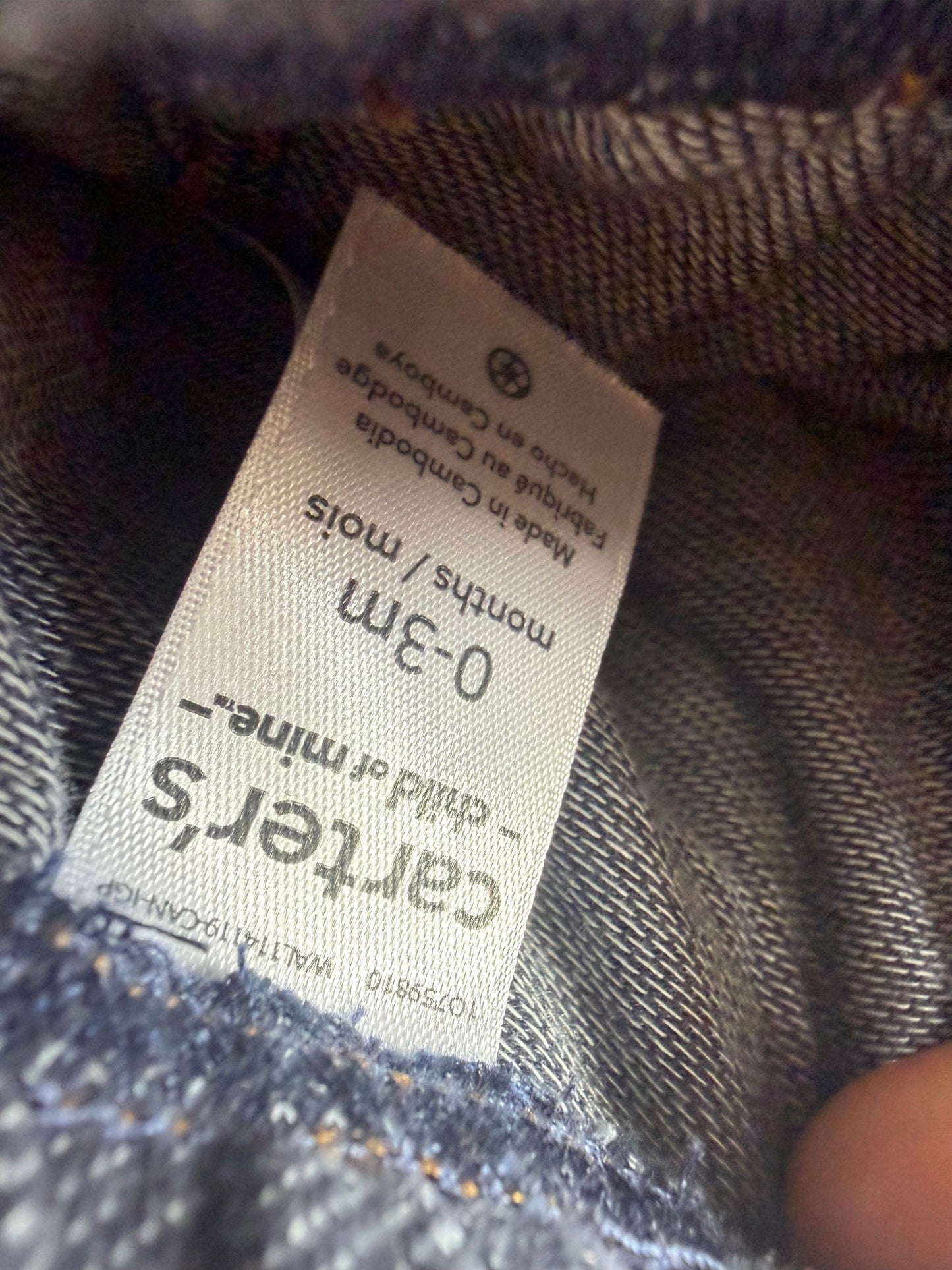 Denim Like Pants  / 0-3m