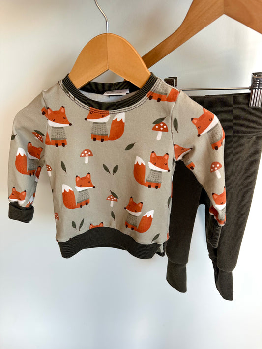 Fox Sweater + Pants Set / 9m