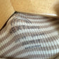 Tan Striped Bodysuit + Star Short Overalls / 3-6m