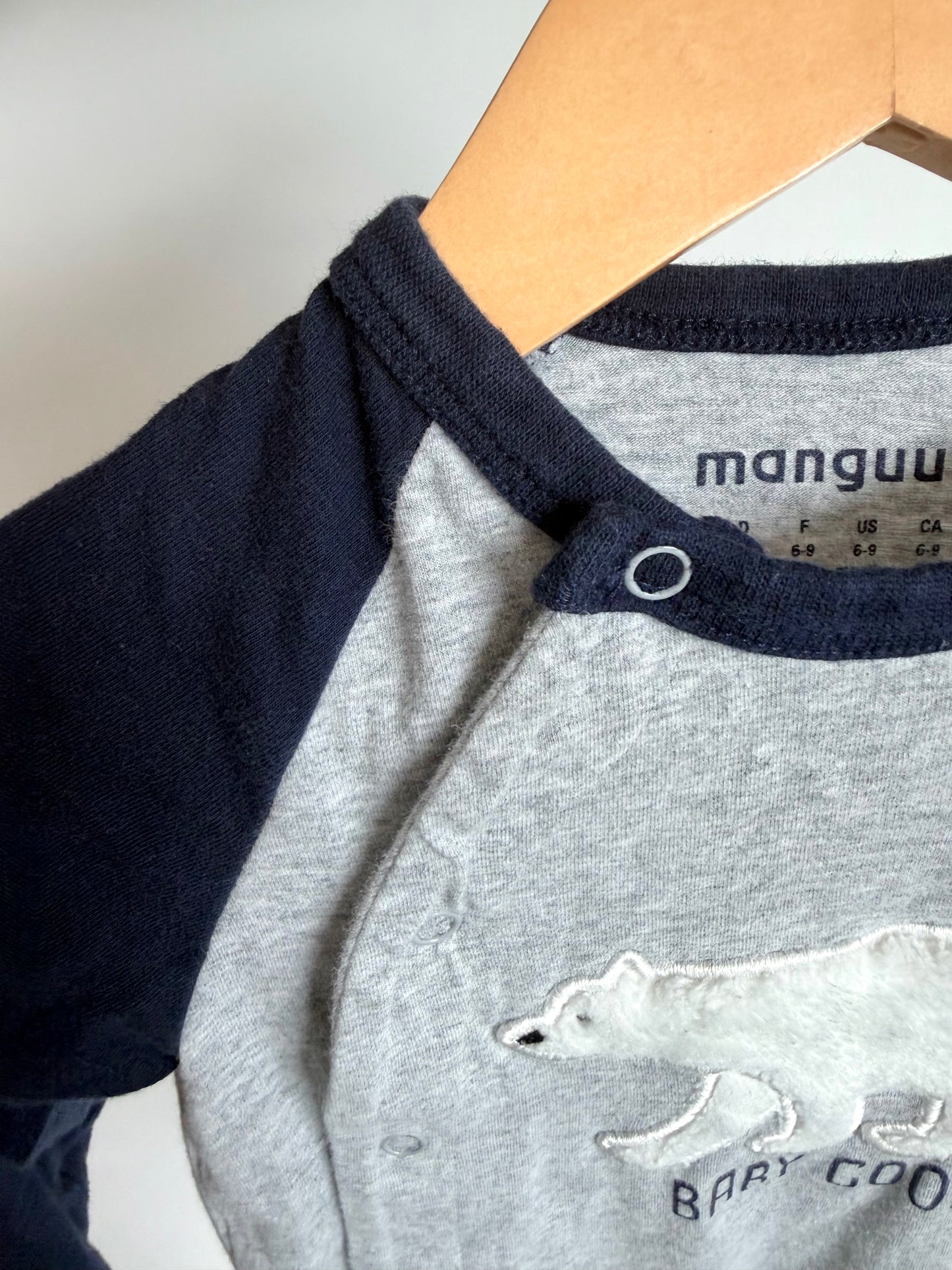 Polar Bear Jumpsuit / 6-9m