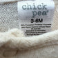 Cream Snap Cardigan / 3-6m