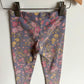 Lavender Floral Leggings / 4-5 years