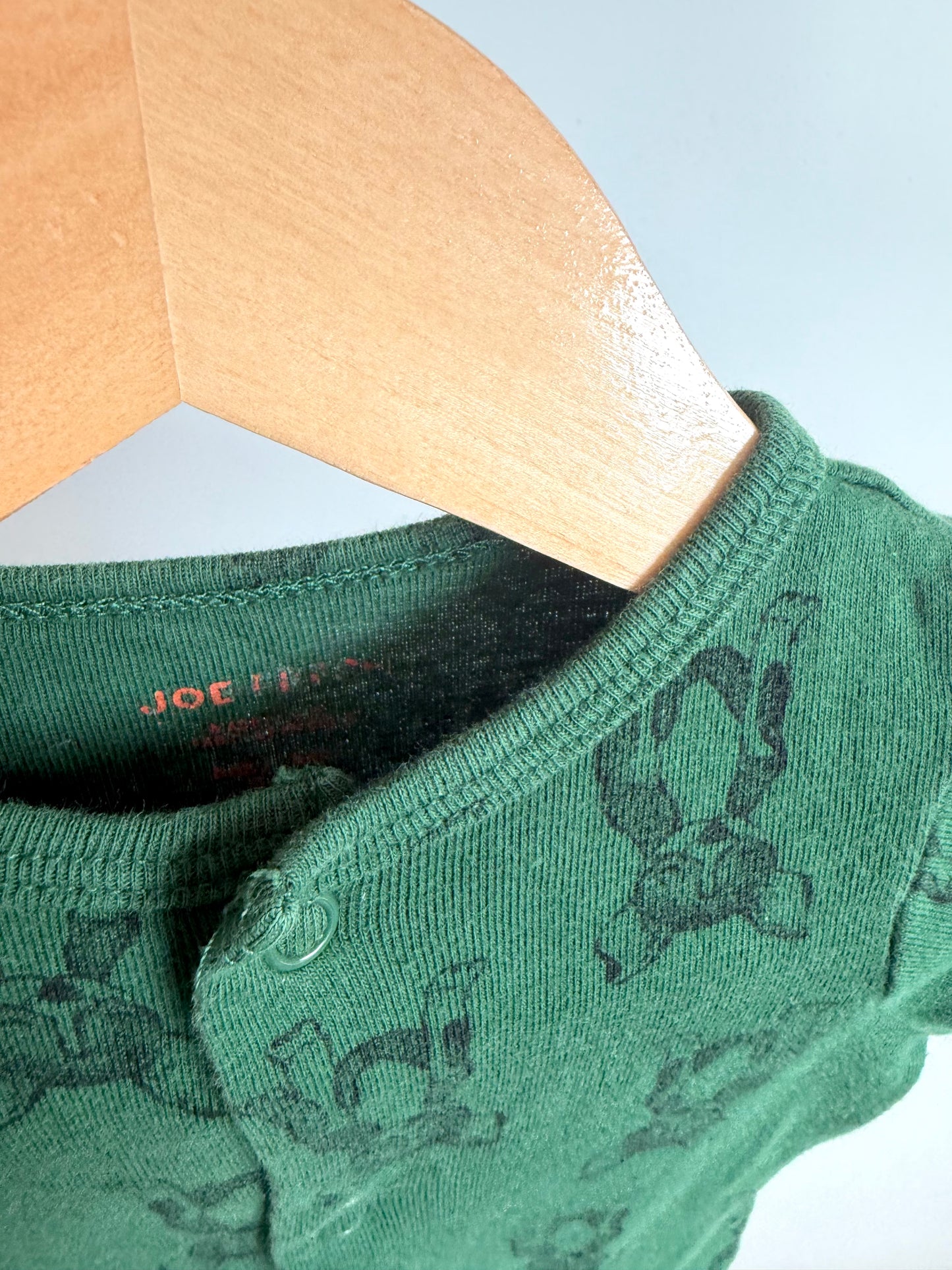 Dog Green Sleeper / 0-3m