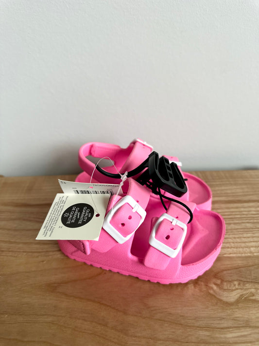 Bubble Gum Pink Sandals (With Tags) / Size 5-6 Toddler