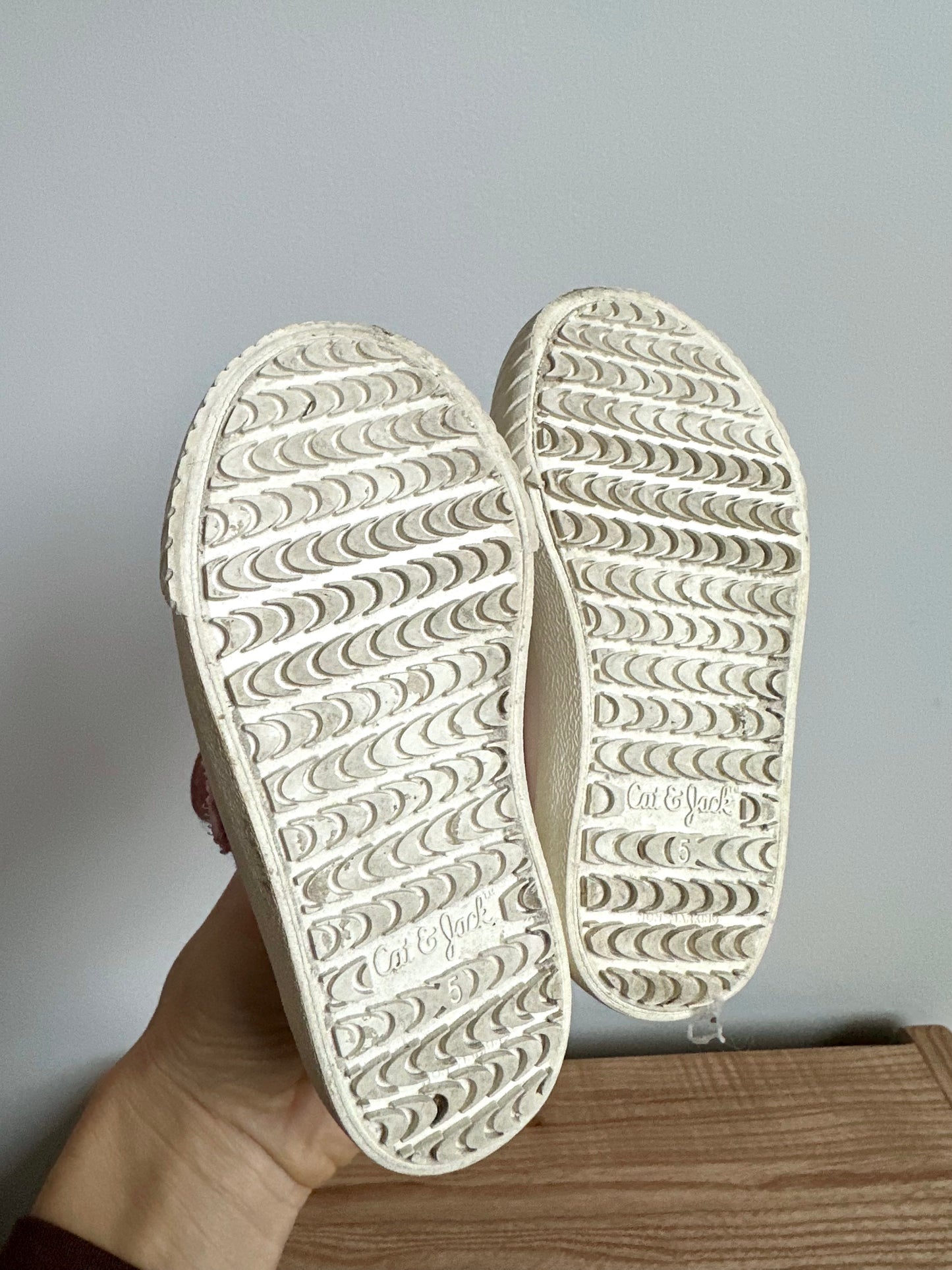 Pink Velcro Strap Shoes / Size 5 Toddler