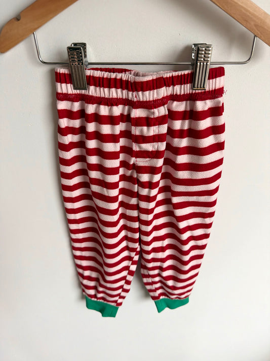 Striped Christmas PJ Pants / 2T
