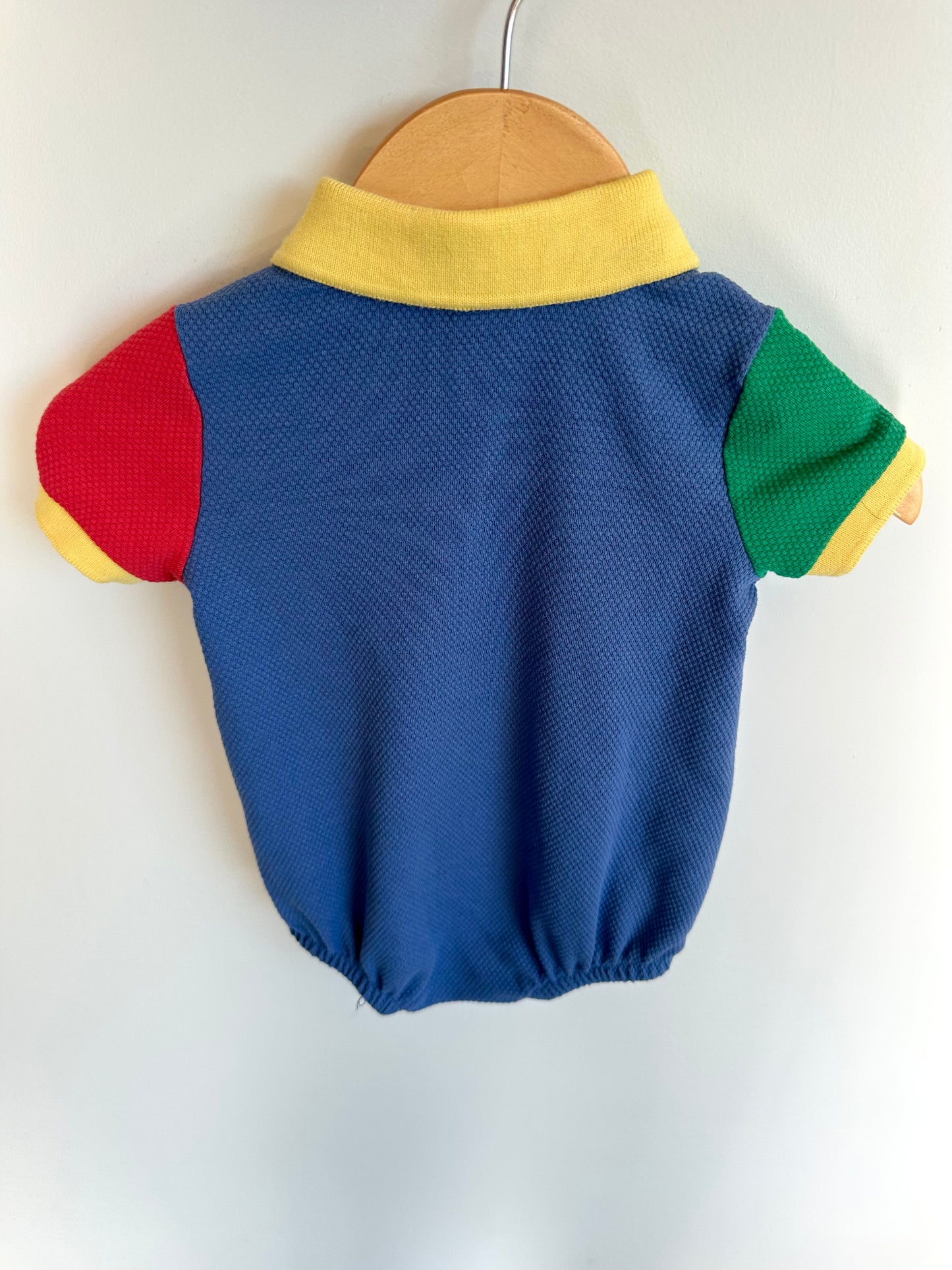 Color Blocked Colored Bodysuit / 3-6m