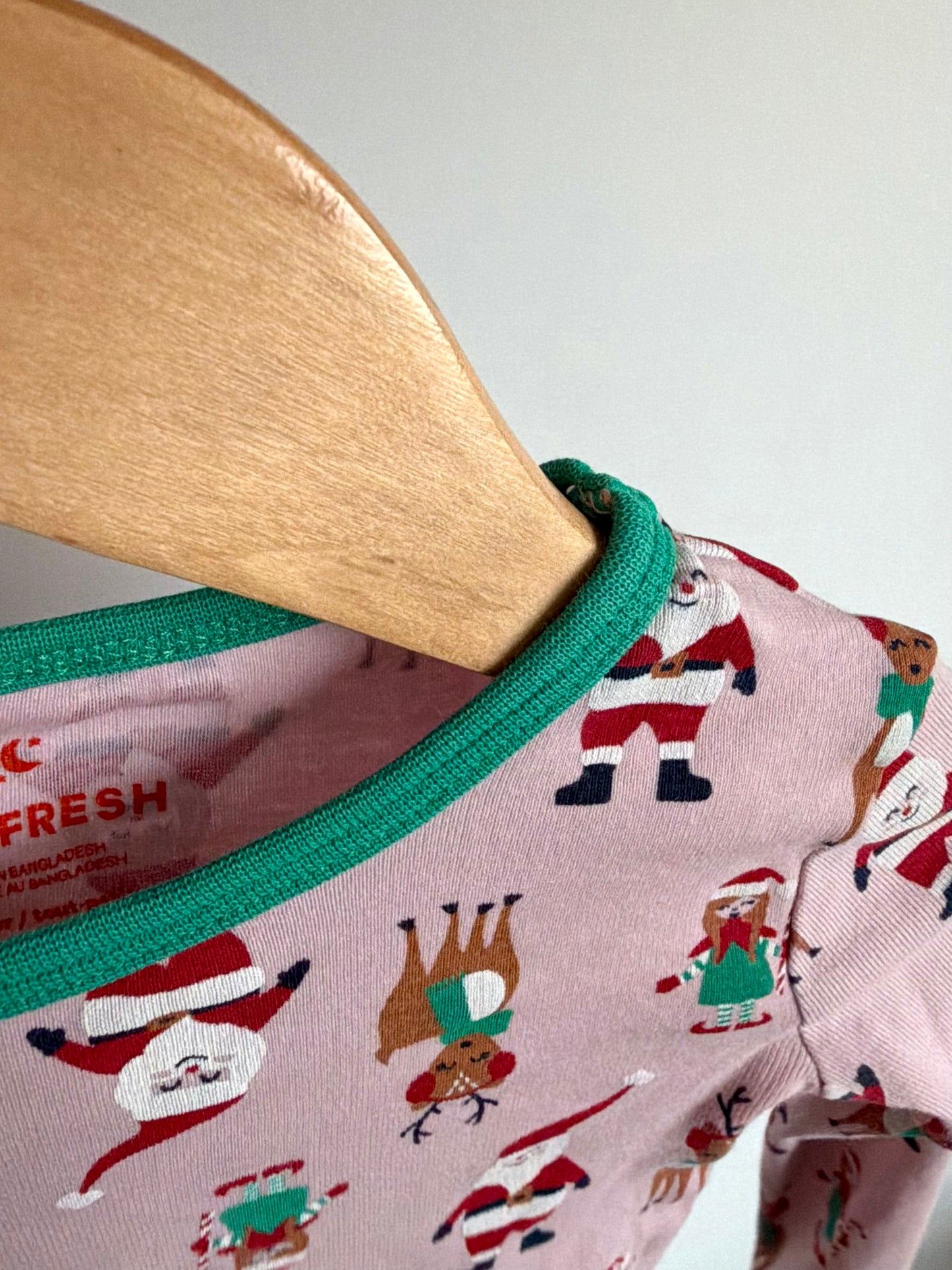 Elf Santa Reindeer Christmas PJ Top / 24m