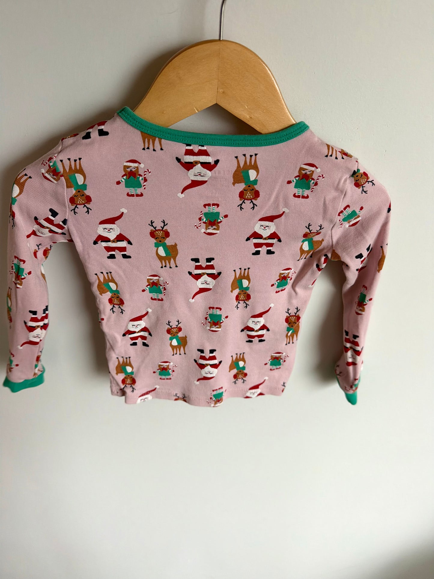 Elf Santa Reindeer Christmas PJ Top / 24m