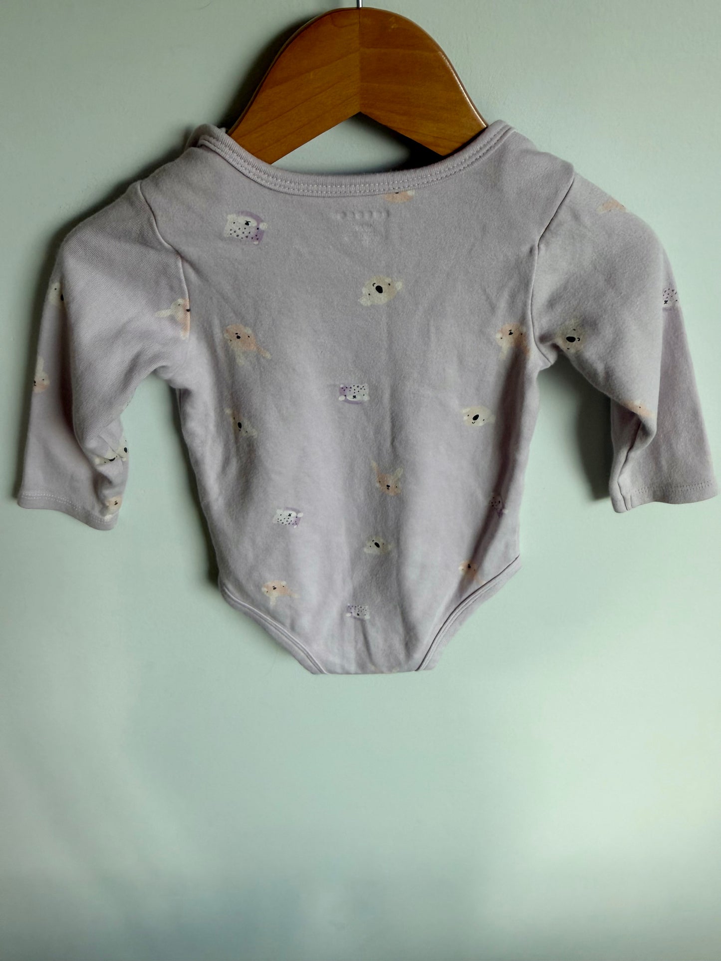 Animal Faces Bodysuit / 18m