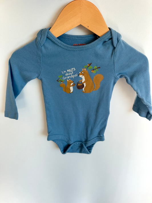 I'm Nuts about Grandpa Bodysuit / 3-6m