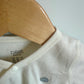 Nest Cream Side Snap Top / 0-3m