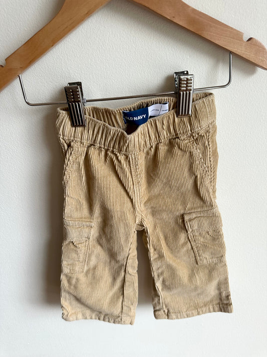 Slightly Flared Cargo Pants / 6-12m