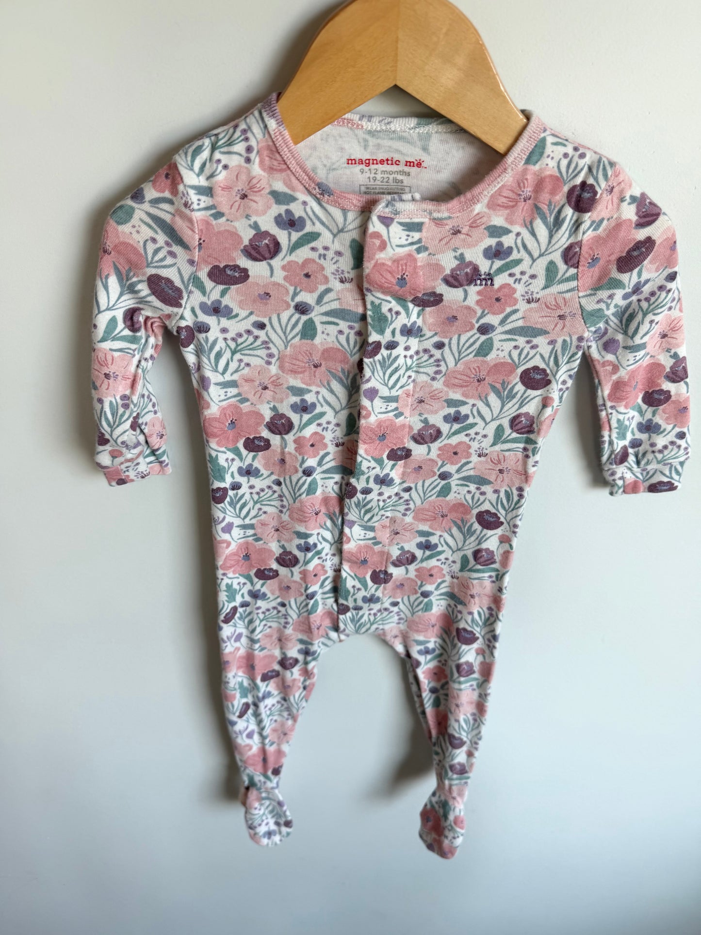 Magnetic Flower Sleeper / 9-12m