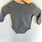 Grey Long Sleeve Bodysuit / 6m