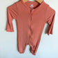 Coral Soft Footless Sleeper / 6-9m