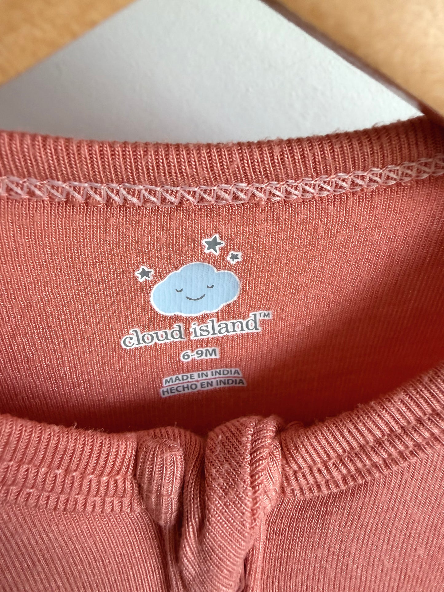 Coral Soft Footless Sleeper / 6-9m