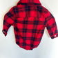 Checkered Red Collared Bodysuit / 6m