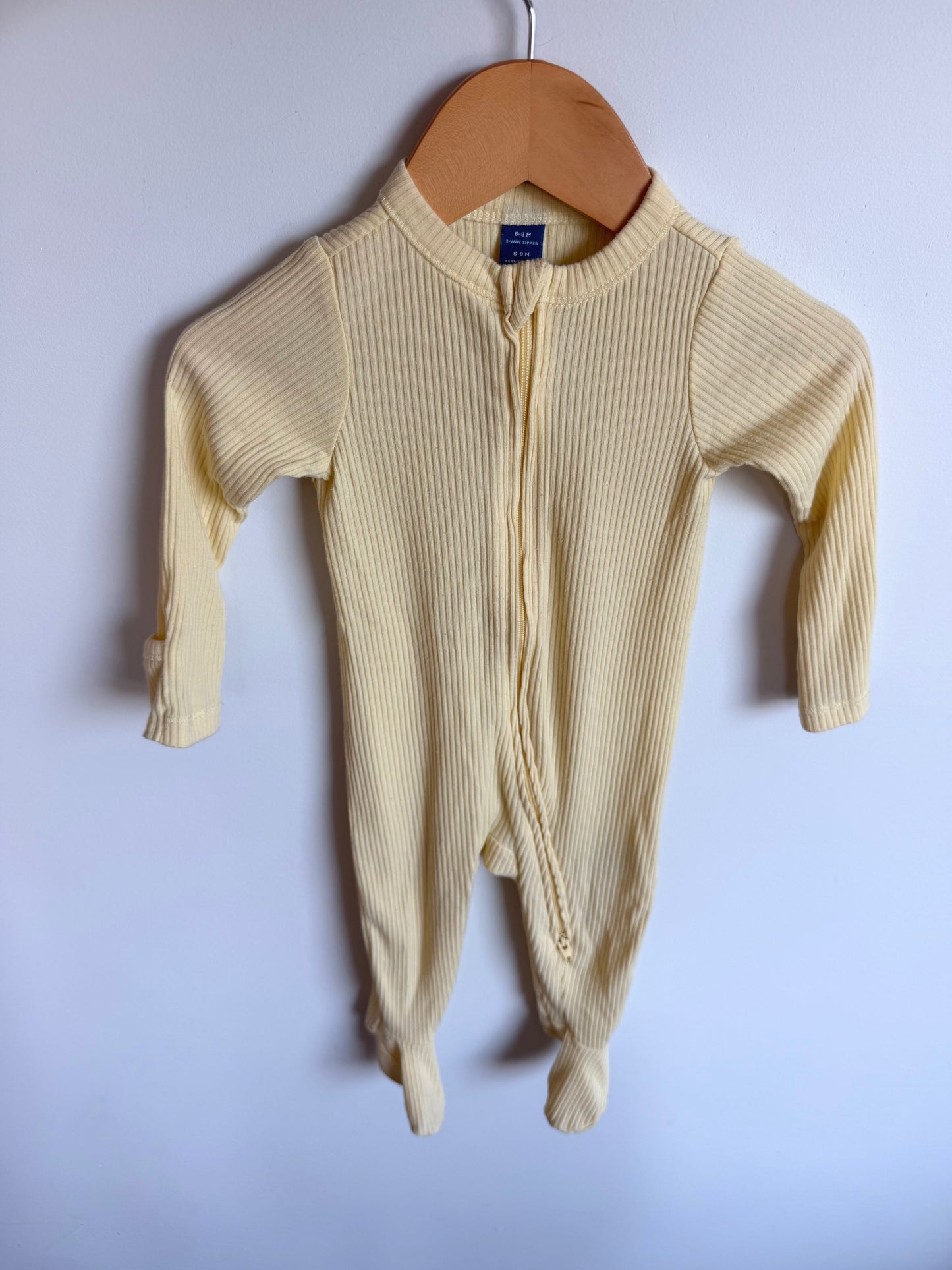 Butter Ribbed Sleeper / 6-9m
