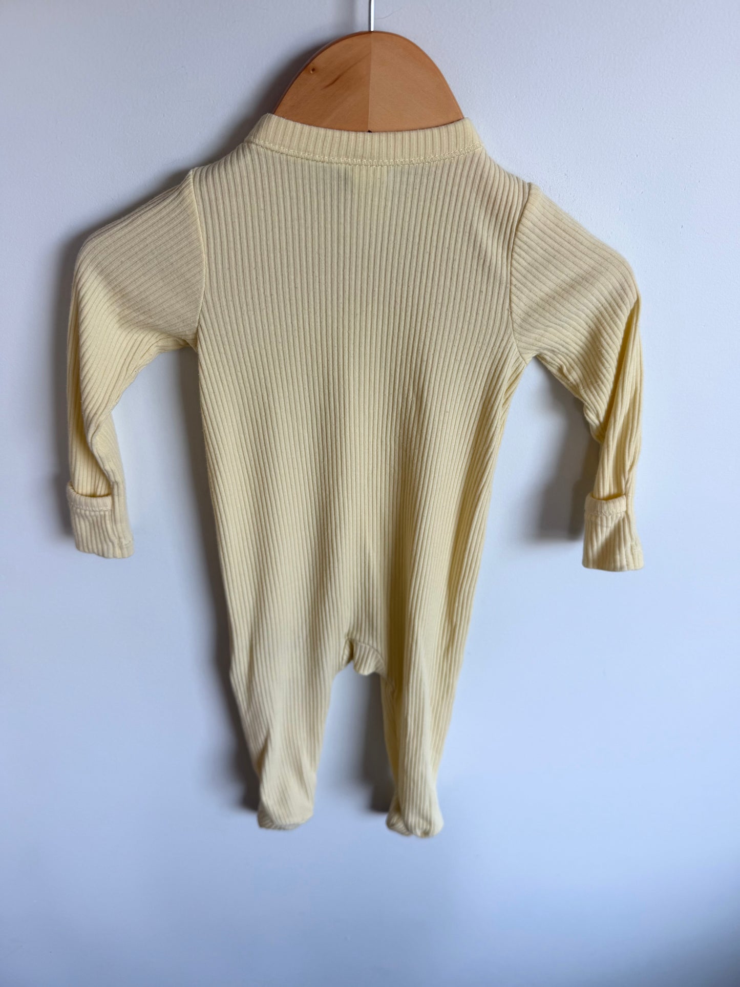Butter Ribbed Sleeper / 6-9m