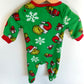 Grinch Fleece Sleeper / 0-3m