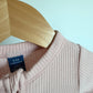 Blush Ribbed Sleeper / 6-9m