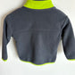 Grey + Green Fleece Zip Sweater / 18-24m