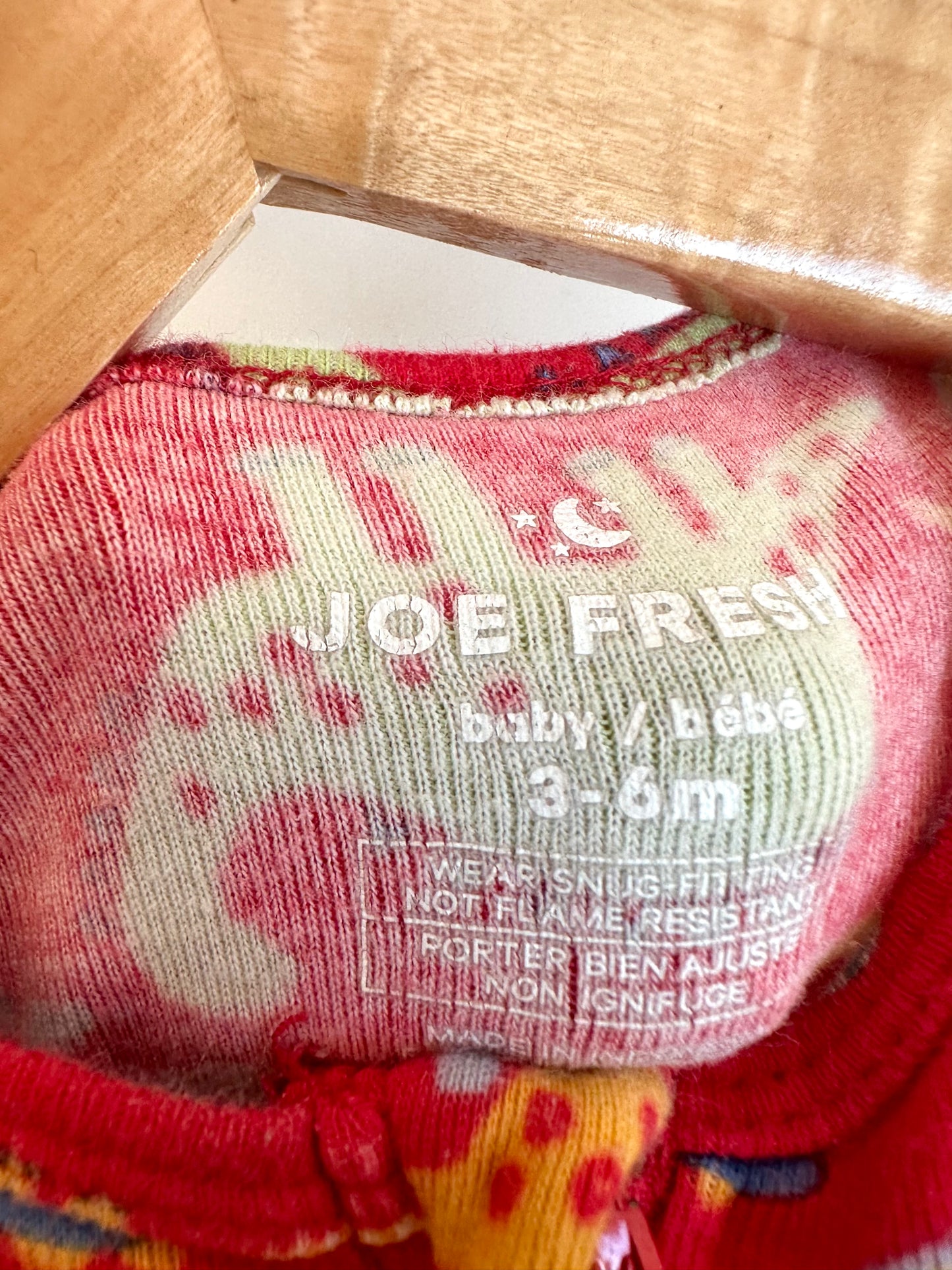 Red Dino Sleeper / 3-6m