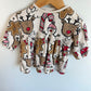 Snowman + Santa Rib Dress / 3-6m