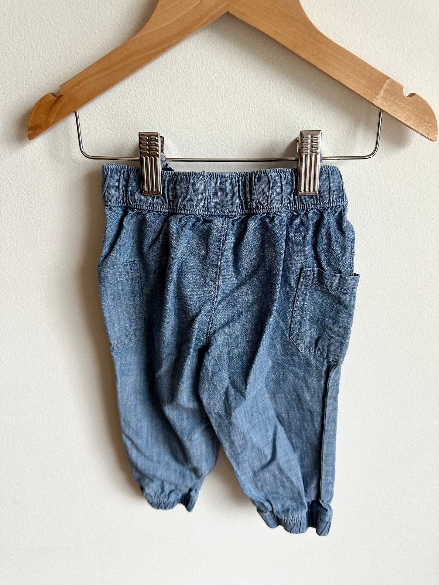 Chambray Side Pocket Pants / 12-18m