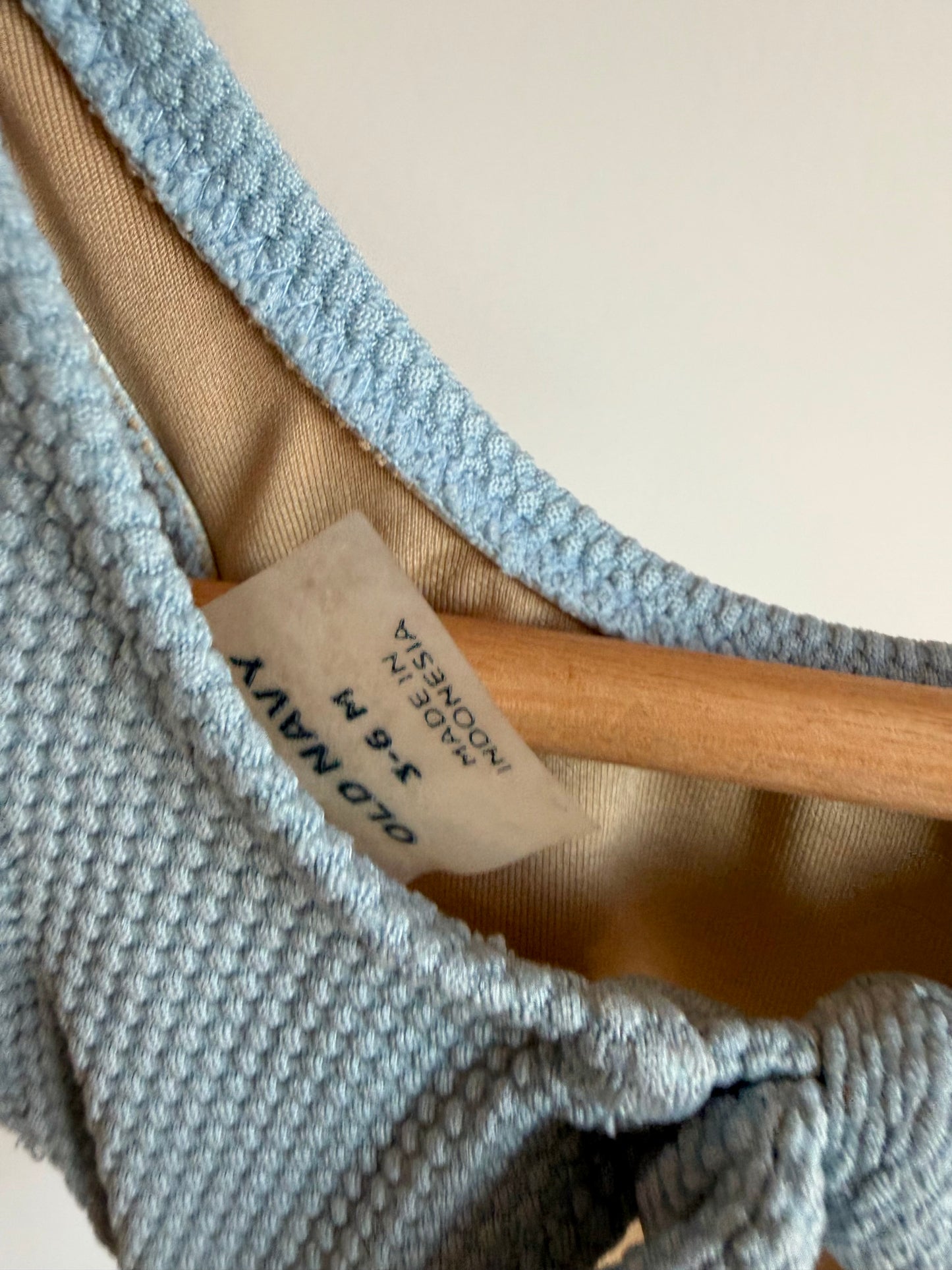 Dusty Blue Swimsuit / 3-6m