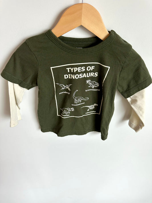 Types of Dinosaurs Long Sleeve / 18-24m