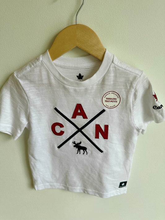NEW Can Moose White T-Shirt / 2T