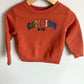 Orange Camping Kid Crewneck / 24m