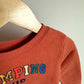 Orange Camping Kid Crewneck / 24m