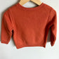 Orange Camping Kid Crewneck / 24m