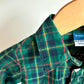 Green Plaid Button Up / 18-24m