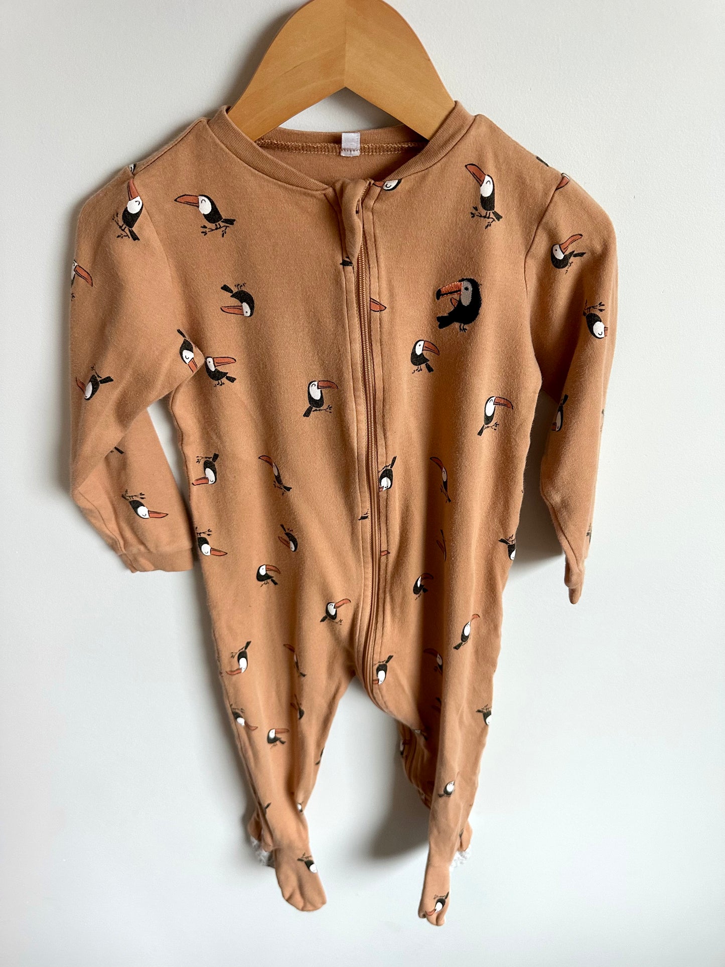 Organic Toucan Pattern Sleeper / 24m