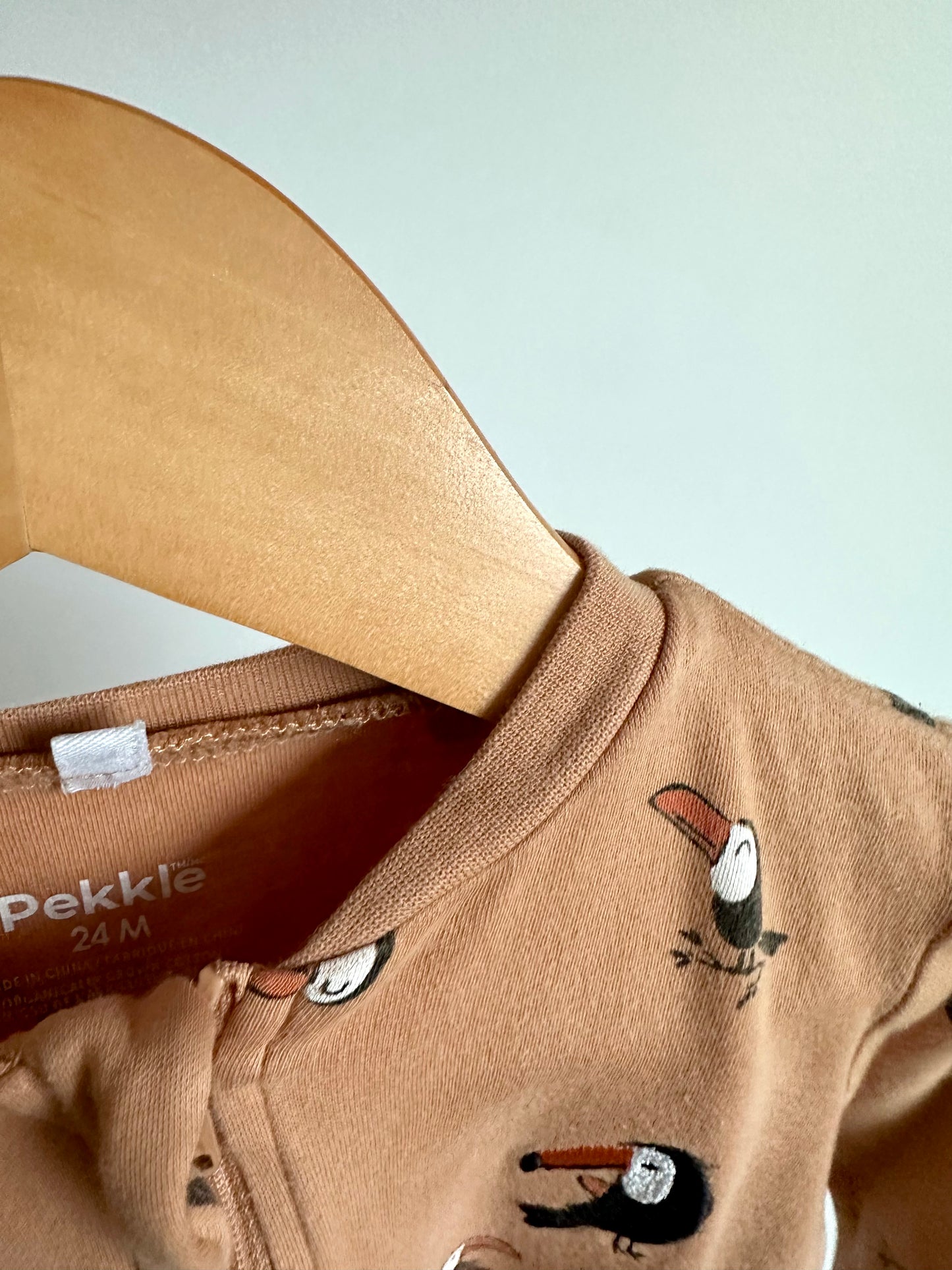 Organic Toucan Pattern Sleeper / 24m