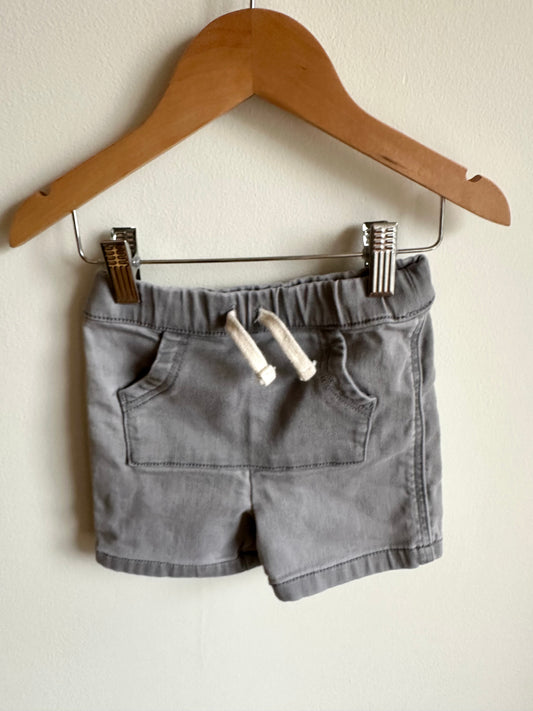 Grey Front Pocket Shorts / 18-24m