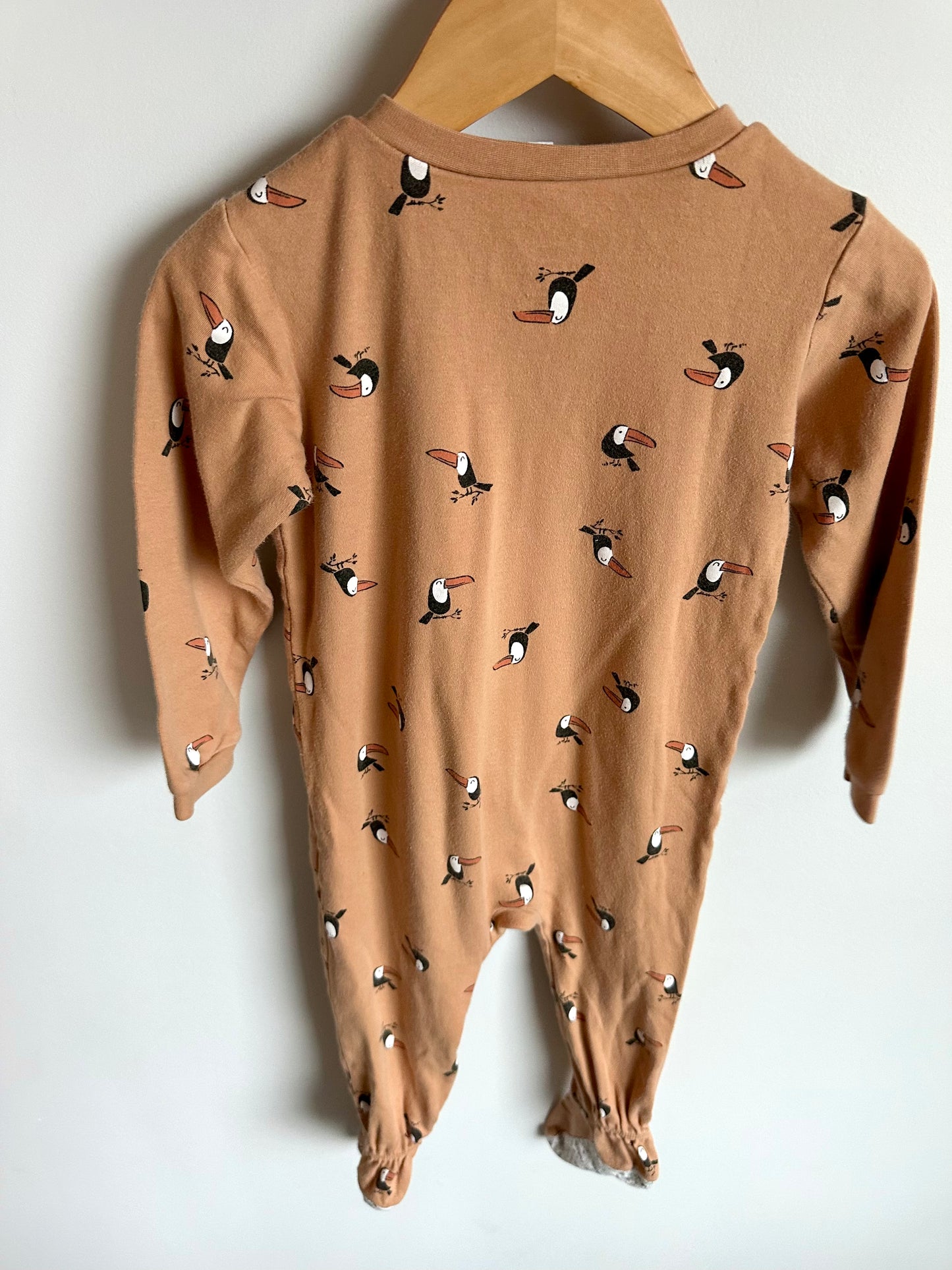 Organic Toucan Pattern Sleeper / 24m