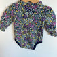 Gap Organic Mini Flowers Bodysuit / 3-6m