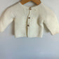 White Knit Cardigan / 12m