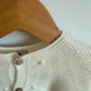 White Knit Cardigan / 12m