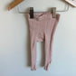 Pink Cable Knit Tights / 9-12m