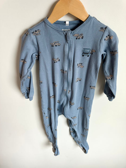 Organic Blue Construction Trucks Sleeper / 24m