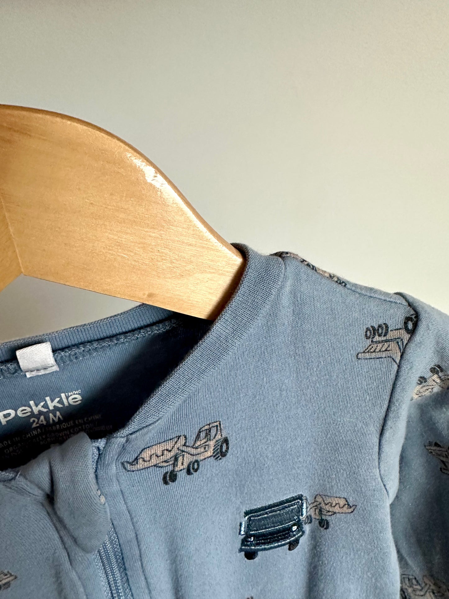 Organic Blue Construction Trucks Sleeper / 24m